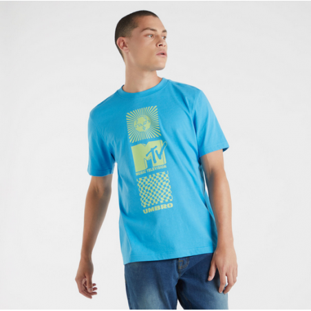 Camiseta Umbro x MTV Graphic Tee Malibu Blue