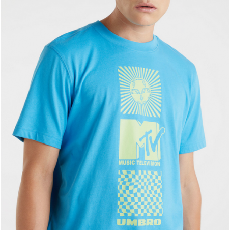 Camiseta Umbro x MTV Graphic Tee Malibu Blue