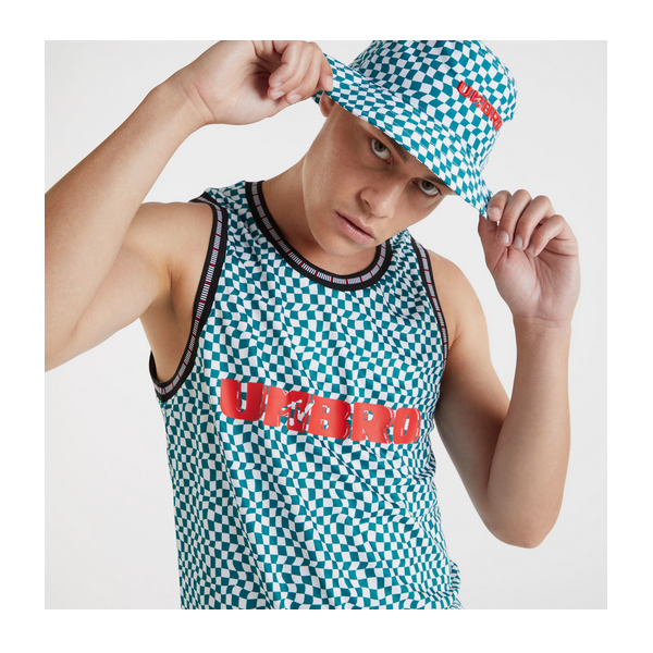 Gorro Umbro X MTV Bucket Hatshaded Spruce / Brilliant White