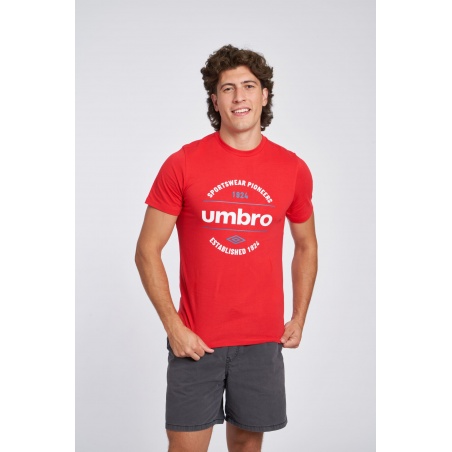 Camiseta Umbro FW Circular Graphic Tee Vermillion