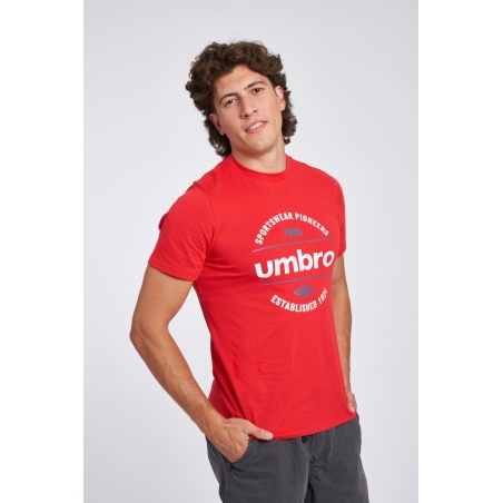 Camiseta Umbro FW Circular Graphic Tee Vermillion