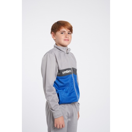 Chaqueta Umbro Fw Sportswear Track Top - Jnrgrey Marl / Nouvean Navy / Woodland Grey