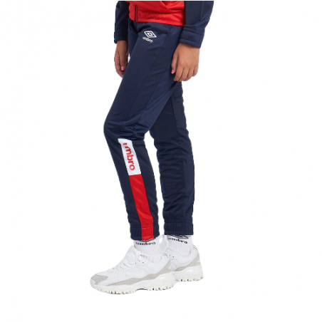 Pantalón Umbro Fw Sportswear Track Pant Dark Navy / Vermillion / Brilliant White - JNR