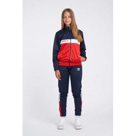 Pantalón Umbro Fw Sportswear Track Pant Dark Navy / Vermillion / Brilliant White - JNR