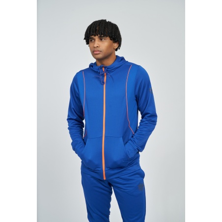 Chaqueta Umbro Pro Training FZ Hoodie Deep Surf / Vermillion Orange