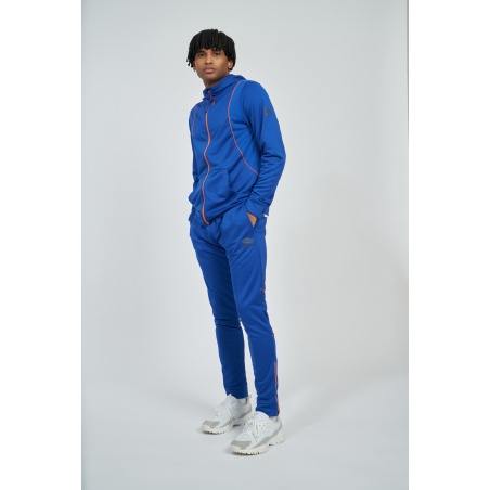 Chaqueta Umbro Pro Training FZ Hoodie Deep Surf / Vermillion Orange