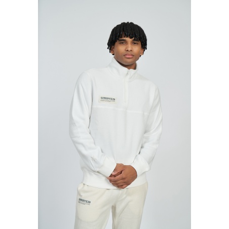 Polar Umbro Undyed 1/4 Zip Fleece Natural
