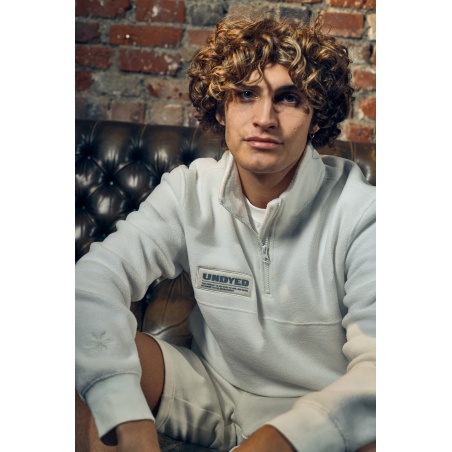 Polar Umbro Undyed 1/4 Zip Fleece Natural