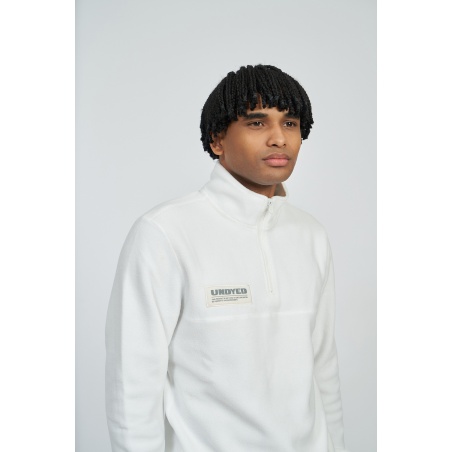 Polar Umbro Undyed 1/4 Zip Fleece Natural