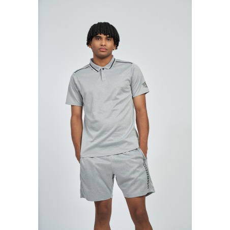 Polo Umbro Pro Training Active Grey Marl / Black
