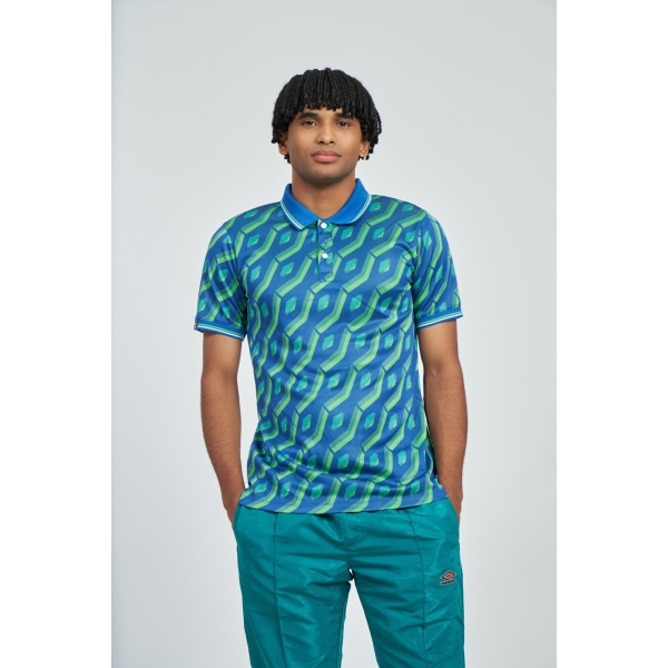 Polo Umbro Jacquard Shirt Quetzal Green Multi