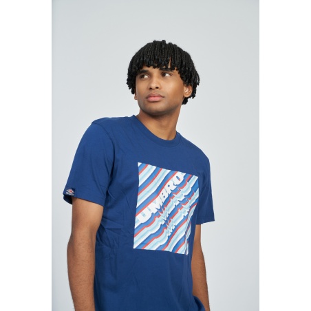 Camiseta Umbro Gradient Box Tee Estate Blue