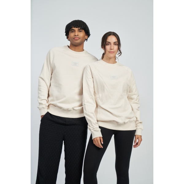 Sudadera Umbro RLXD Sweat White Sand