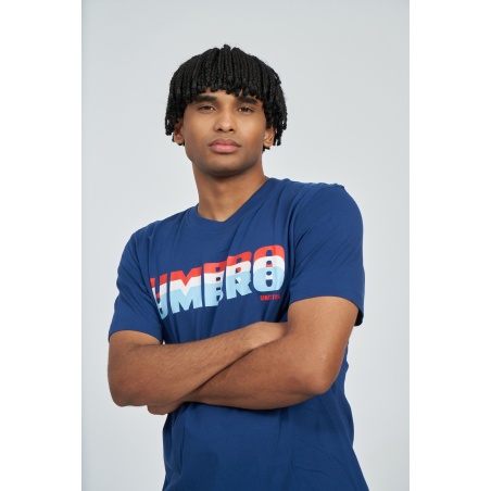 Camiseta Umbro Layered Logo Tee Estate Blue