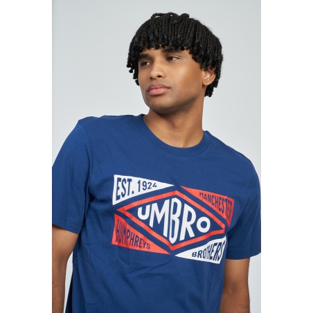 Camiseta Umbro Origins Tee Estate Blue
