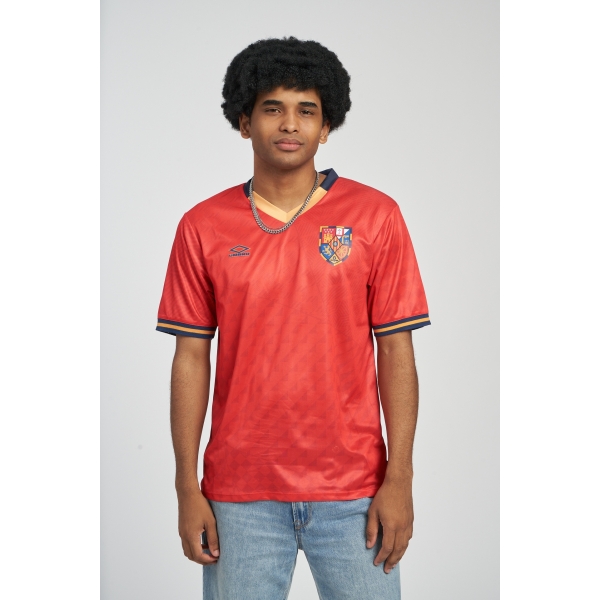 Camiseta Umbro Spain Iconic Graphic Jersey High Risk Red