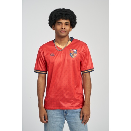 Camiseta Umbro Spain Iconic Graphic Jersey High Risk Red