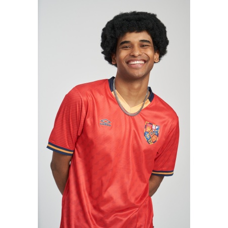 Camiseta Umbro Spain Iconic Graphic Jersey High Risk Red