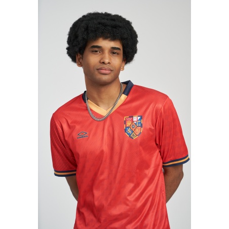 Camiseta Umbro Spain Iconic Graphic Jersey High Risk Red