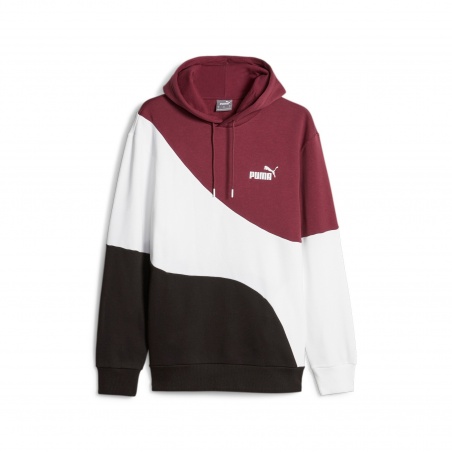 Sudadera Puma Power Burdeos