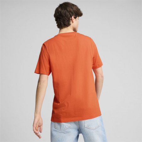 Camiseta Puma Graphics No.1 Logo Naranja