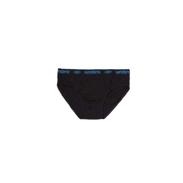 Slip Umbro Cotton Negro y Azul