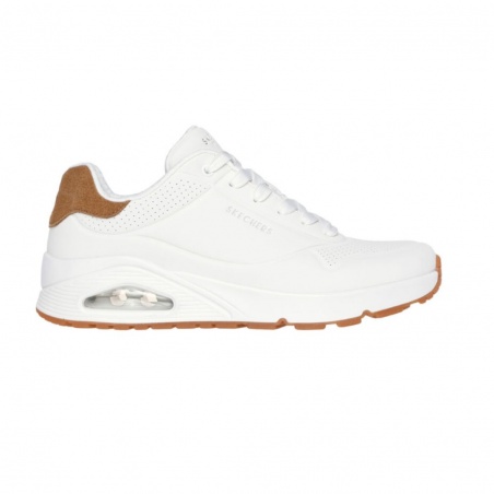 Zapatilla Skechers Uno - Suited On Air Blanca