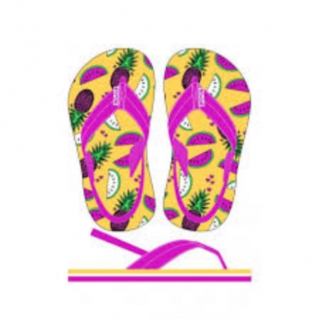 Zapatilla Baño Con Estampado