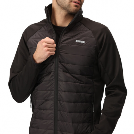 Anorak Regatta Clumber IV Hybrid Negro