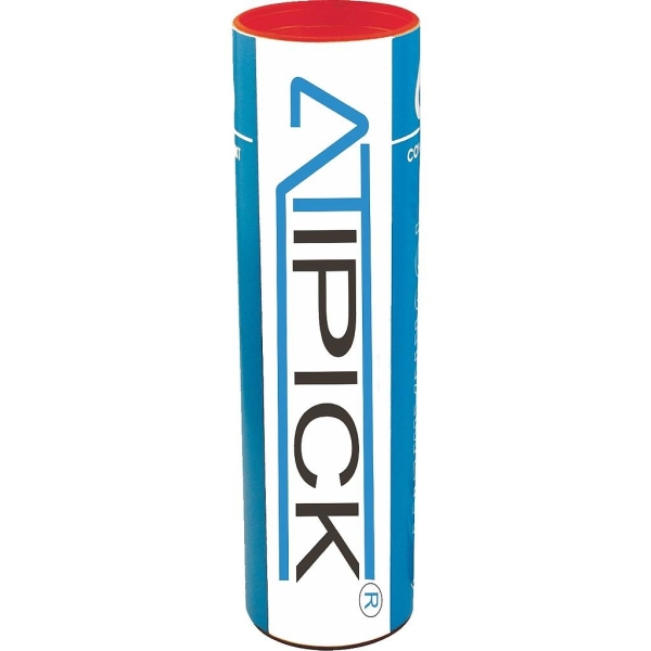 Tubo 6 volantes badminton, velocidad rápida rojo