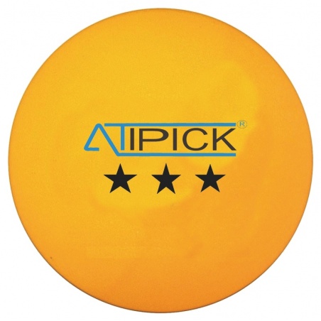 Blister 6 pelotas Ping-Pong, 3*** naranja Orange