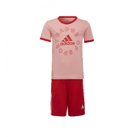 Conjunto Adidas Badge Of Sports Rosa