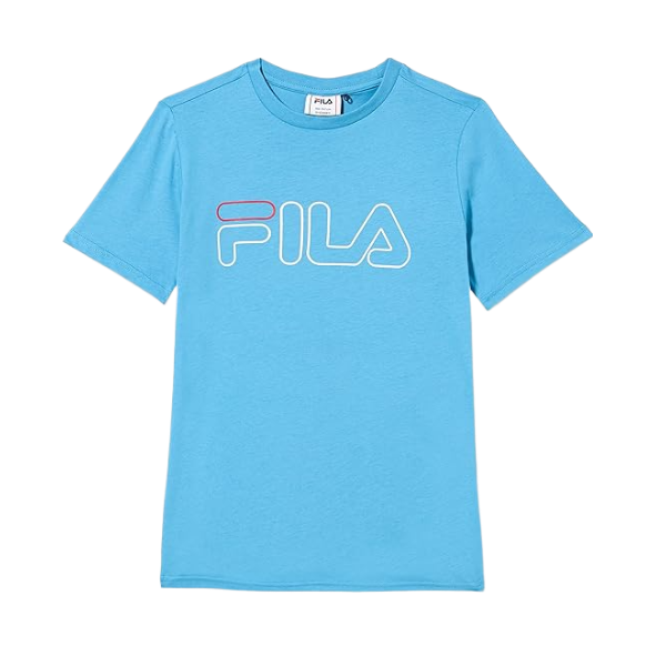 Camiseta Fila Junior Azul / Blanco