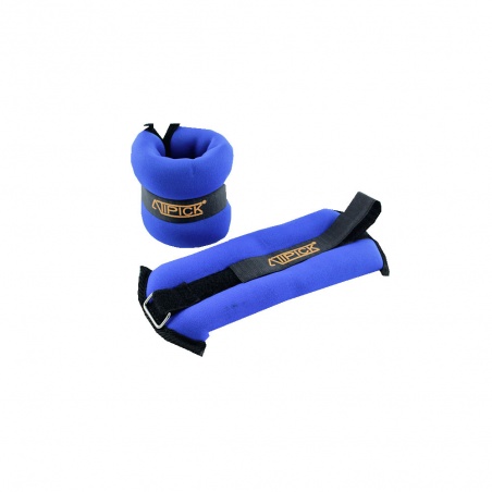 Muñequeras neoprene lastradas (2 x 400 gr) Blue