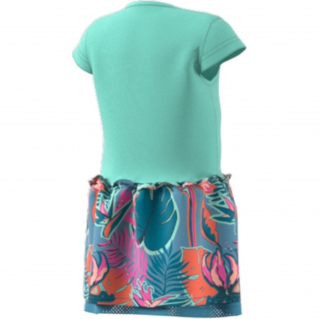 Conjunto Adidas Flower Print Toddlers Azul