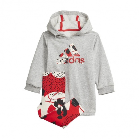 Chándal Infants Dress Set Adidas Junior Gris