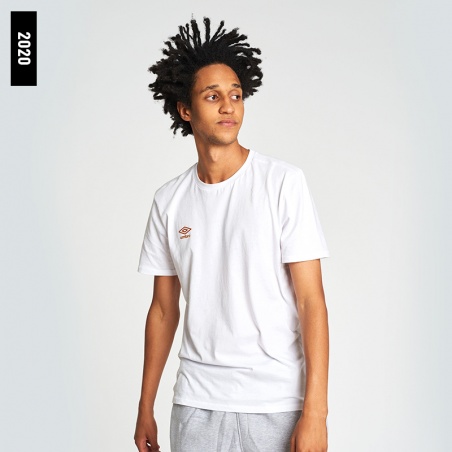CLASSICO 2 CREW TEE BRIGHT WHITE / TIGERLILY