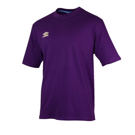 CLASSICO 2 CREW TEE HELIOTROPE / SAFETY YELLOW