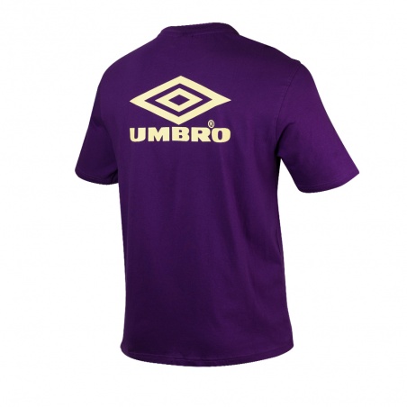 CLASSICO 2 CREW TEE HELIOTROPE / SAFETY YELLOW