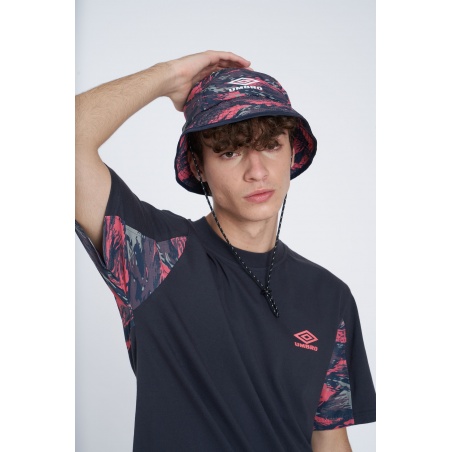 UMBRO RESORT BUCKET HAT INDIAN INK / PINK LIFT