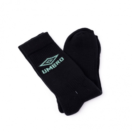 Calcetines Umbro Classico Sock Unisex Black / Aqua Mint