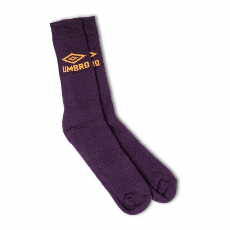 Calcetines Umbro Classico Sock Unisex Heliotrope / Safety Yellow