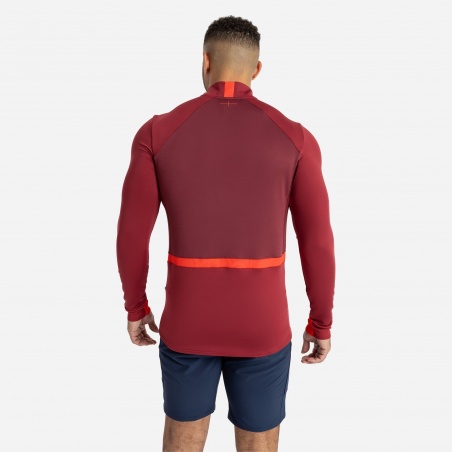 Sudadera Umbro England Rugby 23-24 Mid Layer Top (O2) Tibetan Red/ Zinfandel / Flame Scarlet
