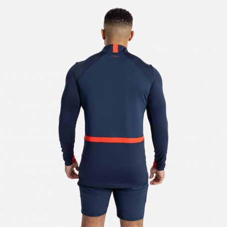 Sudadera Umbro England Rugby 23-24 Mid Layer Top (O2) Navy Blazer / Dress Blue / Flame Scarlet