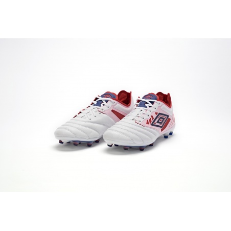 Bota de Fútbol Umbro Tocco IV League FG - JNR - Bit Of Blue / Estate Blue / Rococco Red