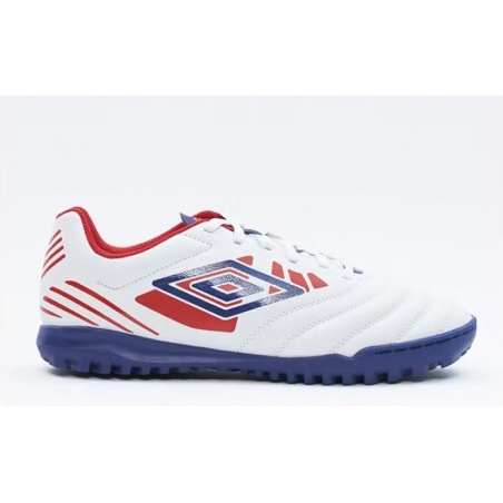 Bota de Fútbol Umbro Tocco IV League TF - JNR - Bit of Blue / Estate Blue / Rococco Red