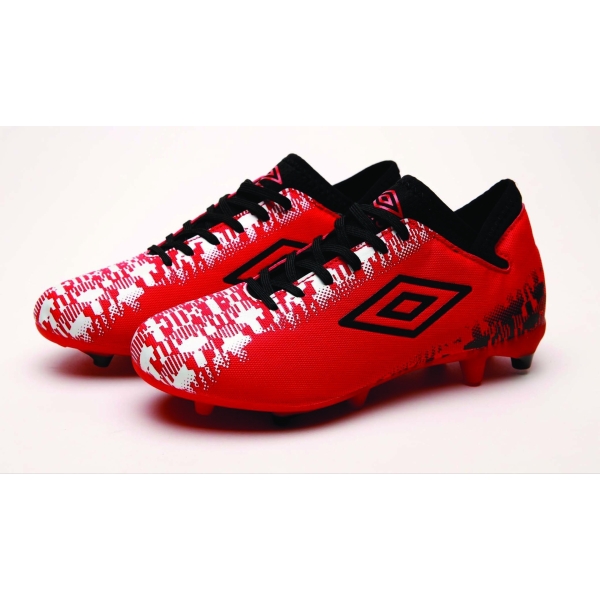 BOTA DE FÚTBOL UMBRO FORMATION TF - JUNIOR - RED / BLACK