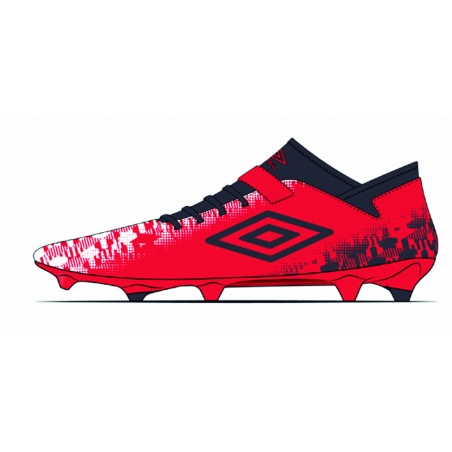 Zapatilla de Fútbol Sala FORMATION IC - VE - JUNIOR - RED / BLACK