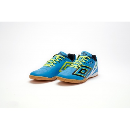 Zapatilla De Fútbol Umbro Sala V Atomic Blue / Black / Safety Yellow / White
