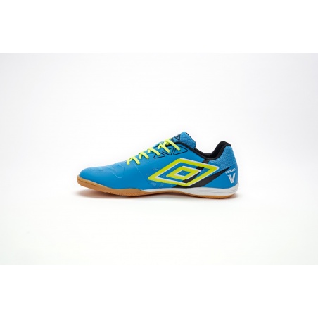 Zapatilla De Fútbol Umbro Sala V Atomic Blue / Black / Safety Yellow / White